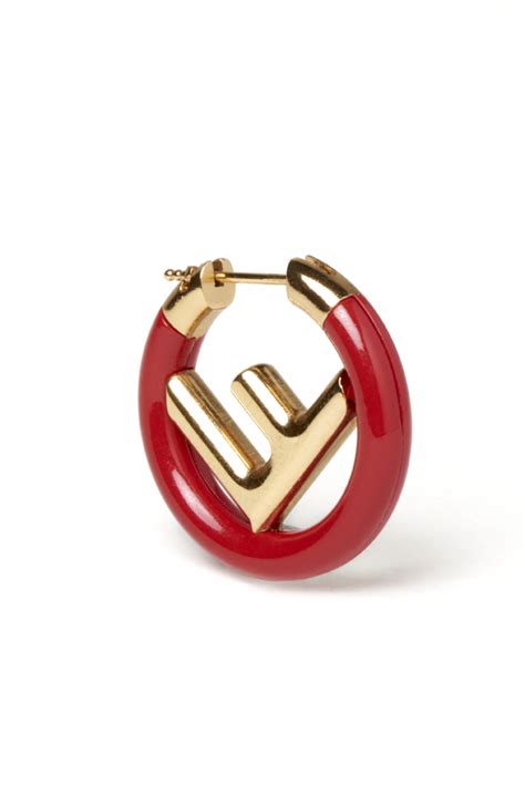 fendi earring red phython|fendi jewelry.